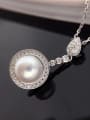 2018 Freshwater Pearl Zircon Necklace