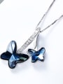 Butterfly-shaped S925 Silver Necklace