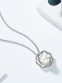 Fashion Artificial Pearl Zircon Necklace