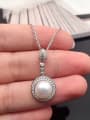 2018 Freshwater Pearl Zircon Necklace