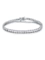 S Shaped Zircon Bracelet