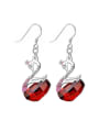 S925 Silver Swan-shaped drop earring