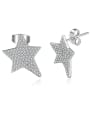 Star Shaped Zircon stud Earring