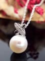 Freshwater Pearl X-shaped Necklace