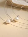 925 Sterling Silver With  Freshwater Pearl Chokers