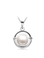 2018 2018 Fashion Freshwater Pearl Hollow Round Necklace