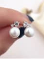 2018 2018 Simple Freshwater Pearl stud Earring