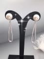 Freshwater Water Drop shaped drop earring