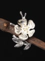 Plum Blossom Women Opening Ring