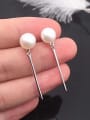 2018 2018 2018 Fashion Freshwater Pearl Drop threader earring