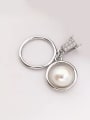 Freshwater Pearl Double Circle Pendant