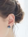 S925 Silver Butterfly-shaped stud Earring