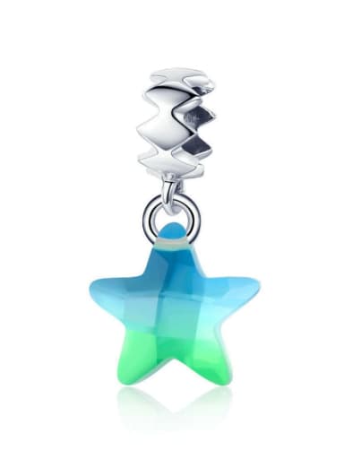 925 silver cute star charm