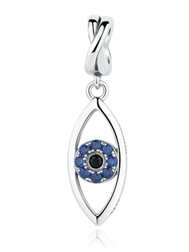 925 Silver Devil's Eye charm