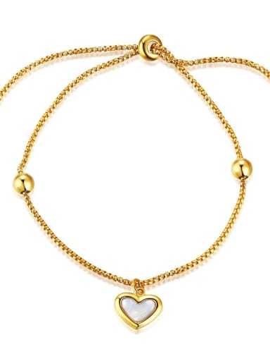 925 Sterling Silver With 18k Gold Plated Delicate Heart Bracelets