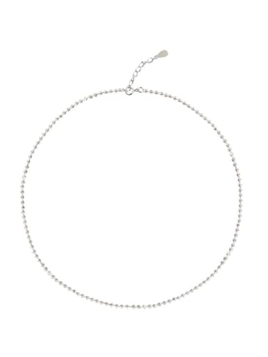 925 Sterling Silver With Beads Necklaces