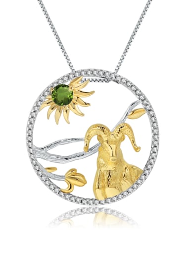 925 Sterling Silver With 18k Gold Plated Delicate Animal Birthday Necklaces