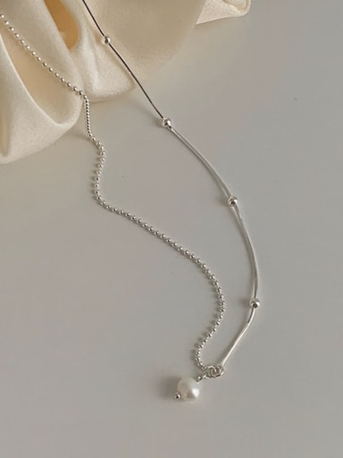 925 Sterling Silver With Freshwater Pearl Necklaces