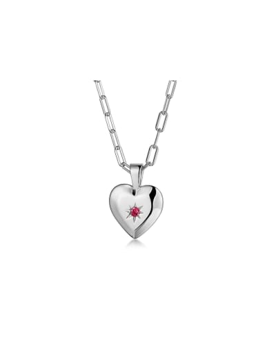 925 Sterling Silver With 18k Gold Plated Personalized Heart Necklaces