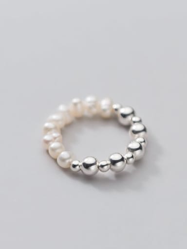 925 Sterling Silver With Freshwater Pearl Rings