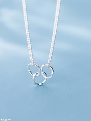 925 Sterling Silver With Geometric Necklaces