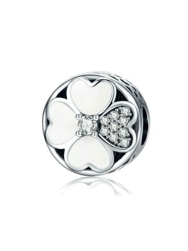 925 silver flower charm