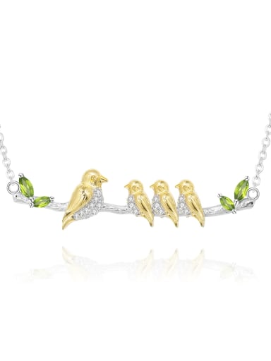 925 Sterling Silver With 18k Gold Plated Delicate Animal Necklaces