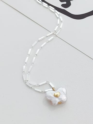 925 Sterling Silver With 18k Gold Plated Delicate Heart Necklaces