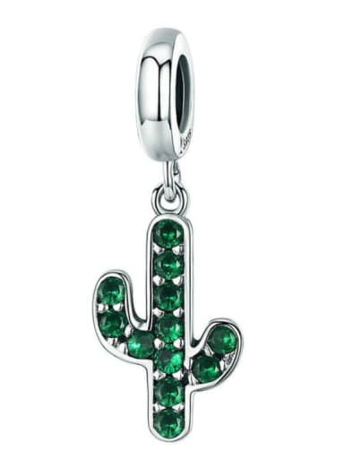 925 Silver Cactus charm