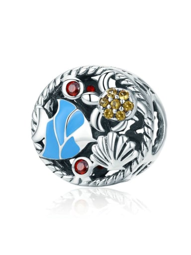 925 Silver Sea World charm