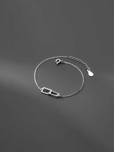 925 Sterling Silver With Geometric Bracelets