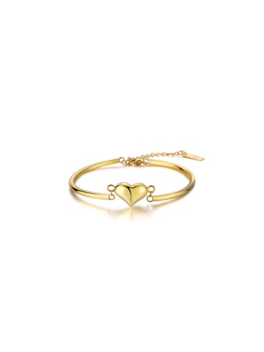 925 Sterling Silver With 18k Gold Plated Personalized Heart Bracelets