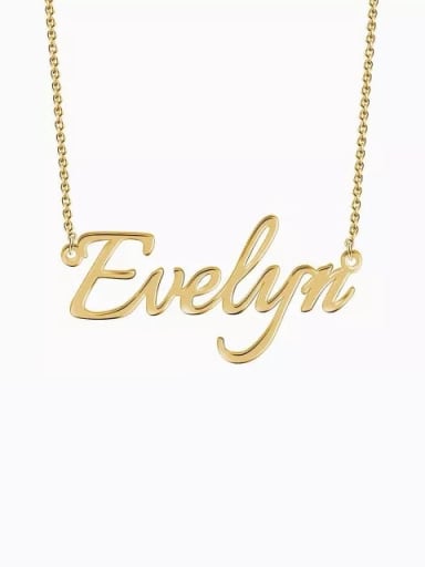 Customized  Silver Personalized Name Necklace