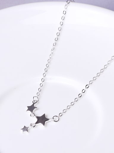 Simple Little Stars 925 Silver Necklace