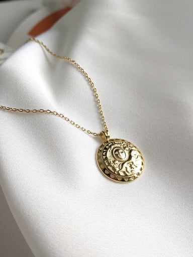 Sterling Silver Animal circular Necklace