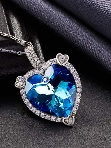 Swarovski Crystal Heart-shaped Necklace