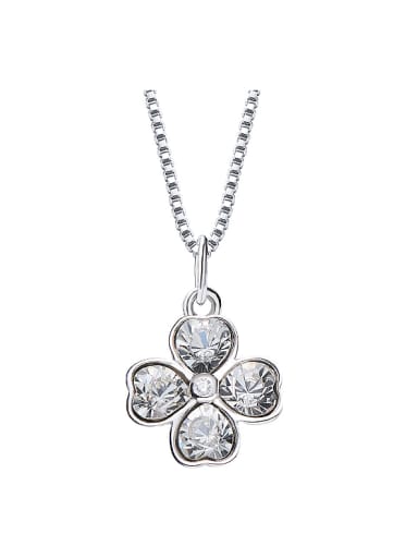 S925 Silver Clover-shaped Necklace