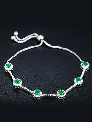 Green Zircon Bracelet