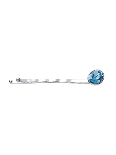 Blue Swarovski Crystal Hairpin