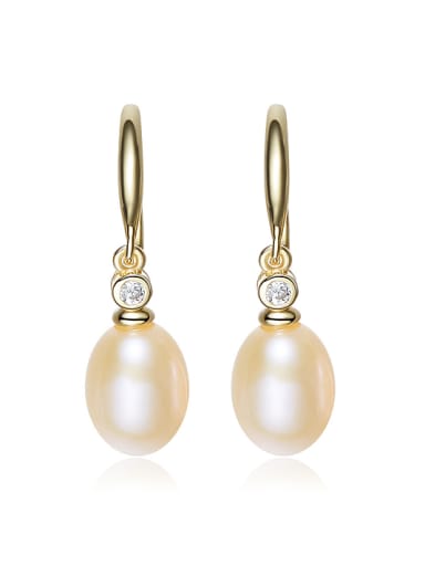 Fashion Freshwater Pearl 925 Silver Earrings