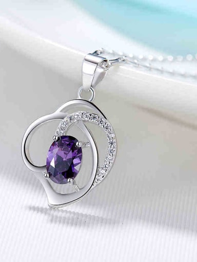 925 Silver Swarovski Zircon Necklace