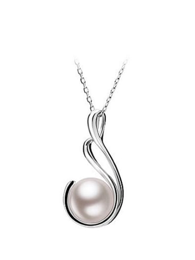 Fashion Freshwater Pearl Geometrical Necklace