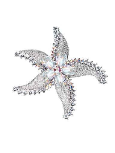 Five-pointed Star Shaped Brooch