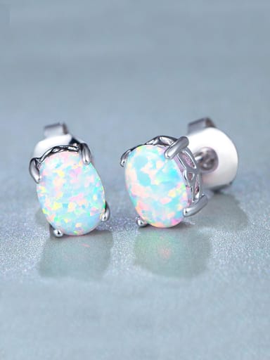 2018 Oval-shaped stud Earring