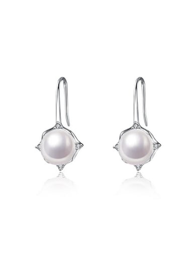 Fashion Freshwater Pearl hook earring