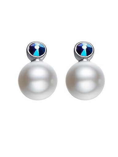 2018 2018 2018 S925 Silver Pearl stud Earring