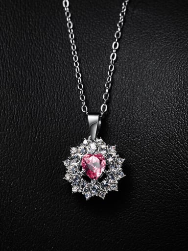 S925 Silver Flower-shaped Necklace