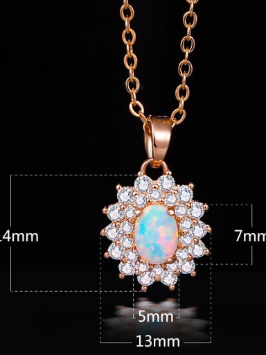 2018 Opal Stone Necklace