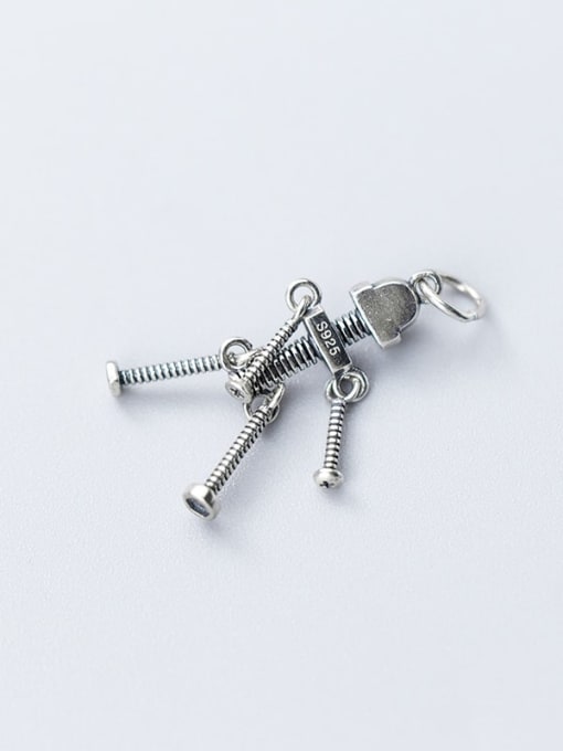 Chris 925 Sterling Silver With Antique Silver Plated Robot Personalized Pendants