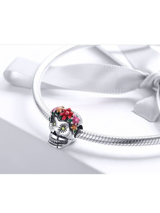 Maja 925 silver skull charm